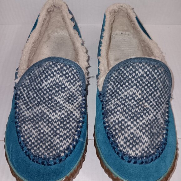 SOREL TEAL SLIP ON WOMEN'S SLIPPERS - Picture 8 of 9